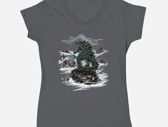 Kaiju Above The Sea Of Fog