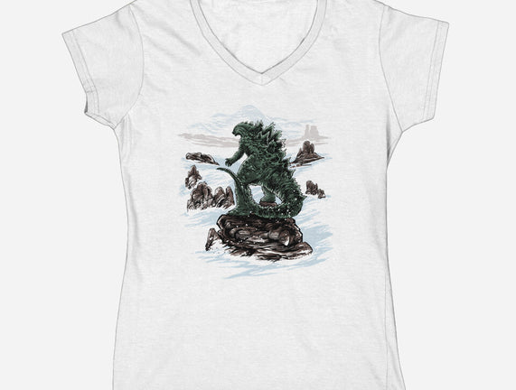 Kaiju Above The Sea Of Fog