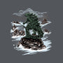 Kaiju Above The Sea Of Fog-None-Removable Cover w Insert-Throw Pillow-zascanauta