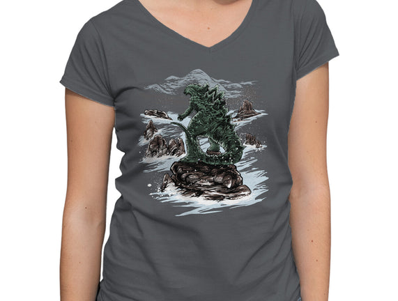 Kaiju Above The Sea Of Fog