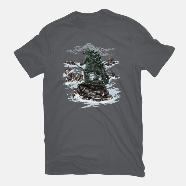 Kaiju Above The Sea Of Fog-Unisex-Basic-Tee-zascanauta