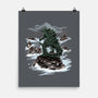 Kaiju Above The Sea Of Fog-None-Matte-Poster-zascanauta