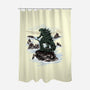Kaiju Above The Sea Of Fog-None-Polyester-Shower Curtain-zascanauta