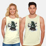 Kaiju Above The Sea Of Fog-Unisex-Basic-Tank-zascanauta