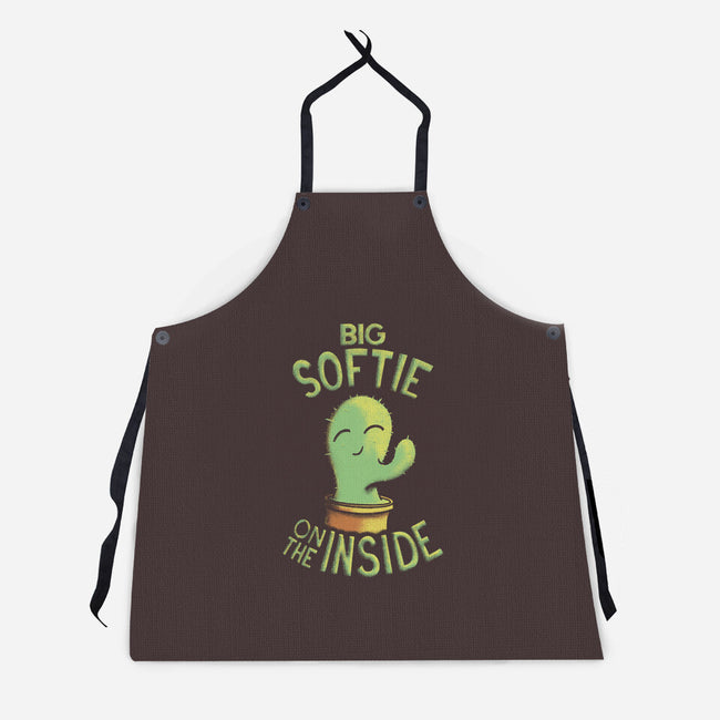 Softie On The Inside-Unisex-Kitchen-Apron-Jared Hart