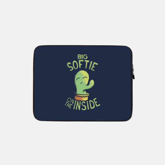 Softie On The Inside-None-Zippered-Laptop Sleeve-Jared Hart