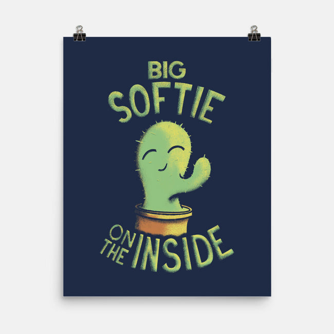 Softie On The Inside-None-Matte-Poster-Jared Hart