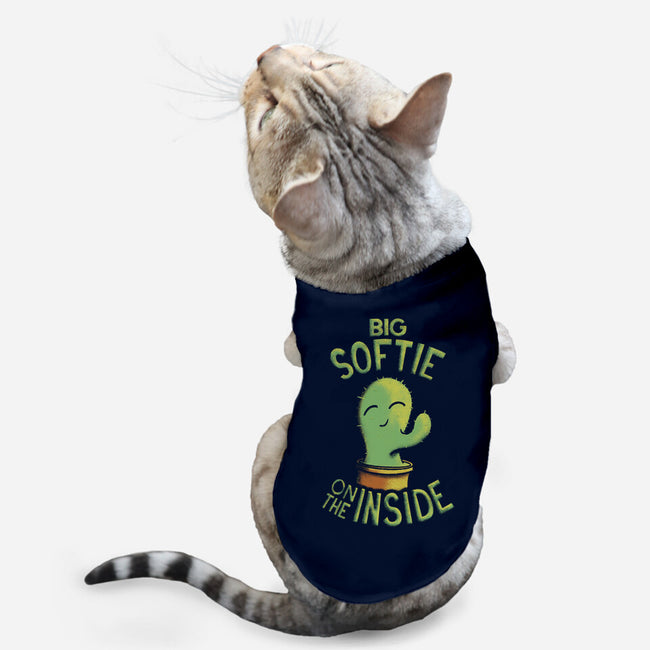 Softie On The Inside-Cat-Basic-Pet Tank-Jared Hart
