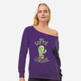 Softie On The Inside-Womens-Off Shoulder-Sweatshirt-Jared Hart