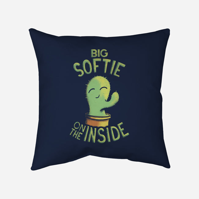 Softie On The Inside-None-Removable Cover-Throw Pillow-Jared Hart