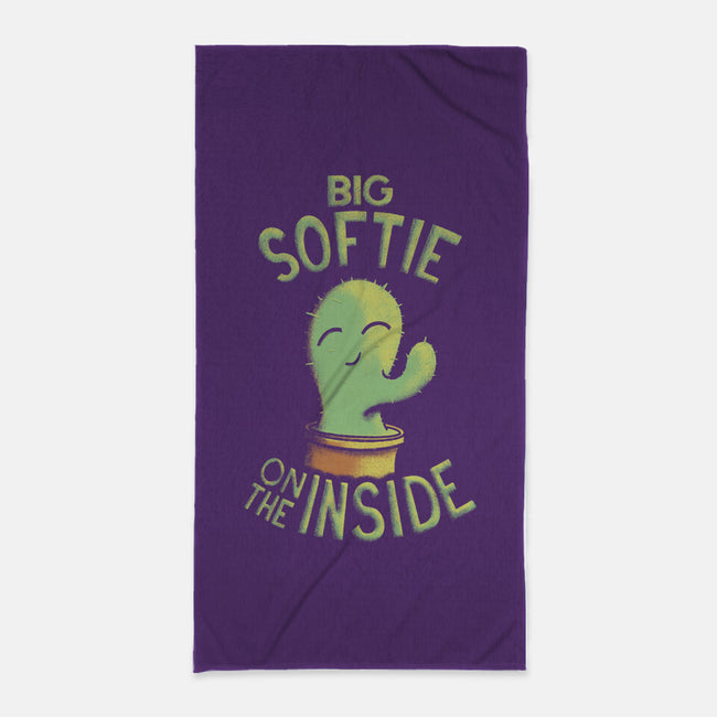 Softie On The Inside-None-Beach-Towel-Jared Hart