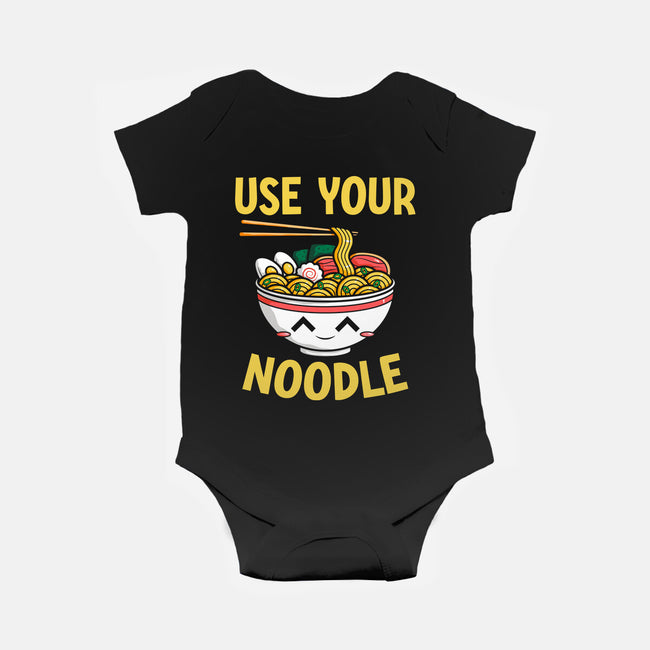 Always Use Your Noodle-Baby-Basic-Onesie-krisren28