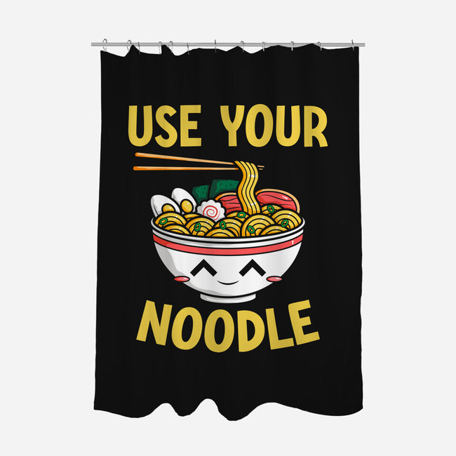 Always Use Your Noodle-None-Polyester-Shower Curtain-krisren28