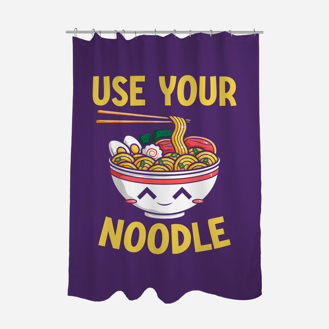 Always Use Your Noodle-None-Polyester-Shower Curtain-krisren28