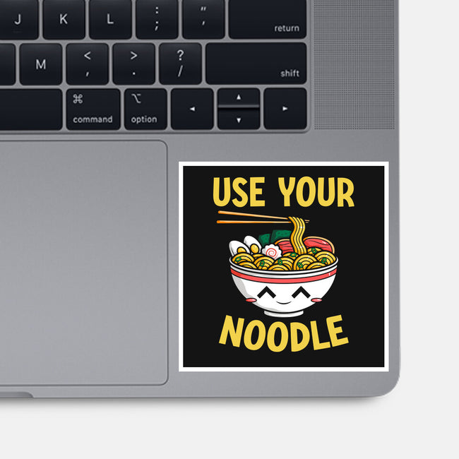 Always Use Your Noodle-None-Glossy-Sticker-krisren28