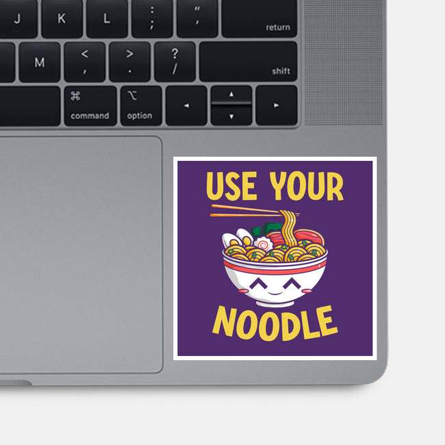 Always Use Your Noodle-None-Glossy-Sticker-krisren28