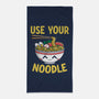 Always Use Your Noodle-None-Beach-Towel-krisren28