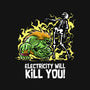 Electricity Will Kill You-None-Adjustable Tote-Bag-zascanauta