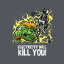 Electricity Will Kill You-Womens-Fitted-Tee-zascanauta