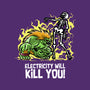 Electricity Will Kill You-Womens-Fitted-Tee-zascanauta