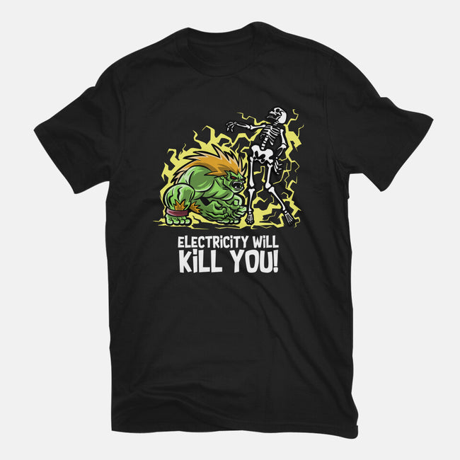 Electricity Will Kill You-Unisex-Basic-Tee-zascanauta