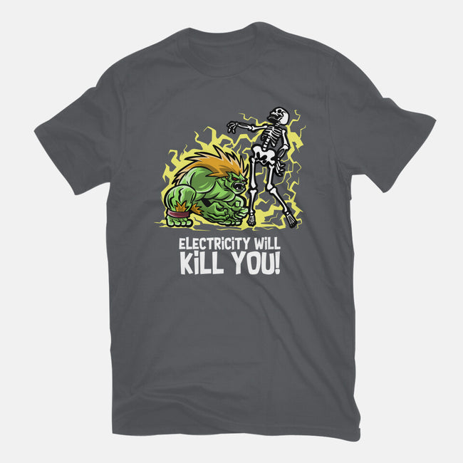 Electricity Will Kill You-Unisex-Basic-Tee-zascanauta