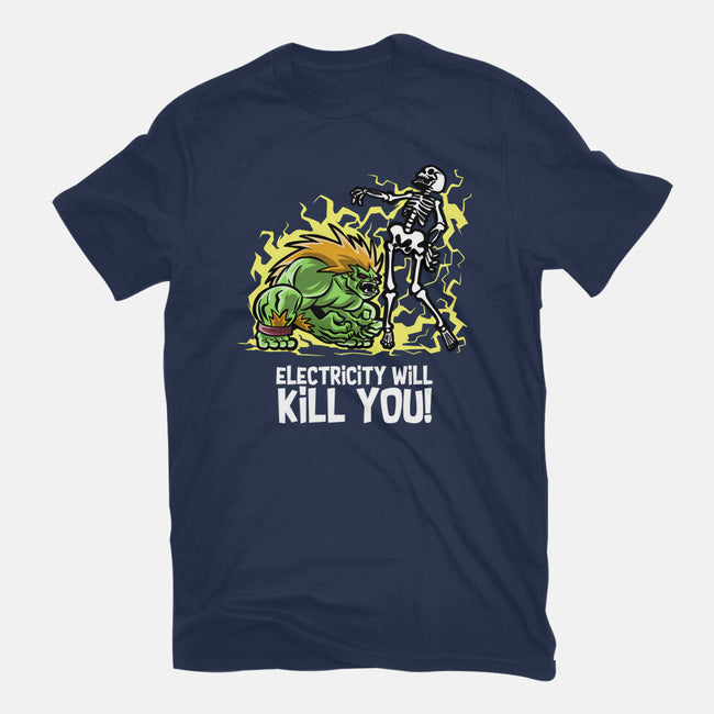 Electricity Will Kill You-Unisex-Basic-Tee-zascanauta