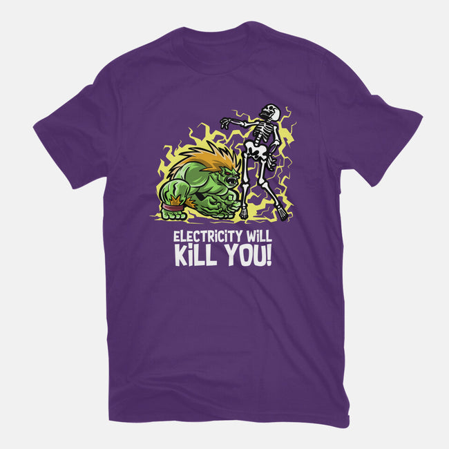 Electricity Will Kill You-Womens-Fitted-Tee-zascanauta