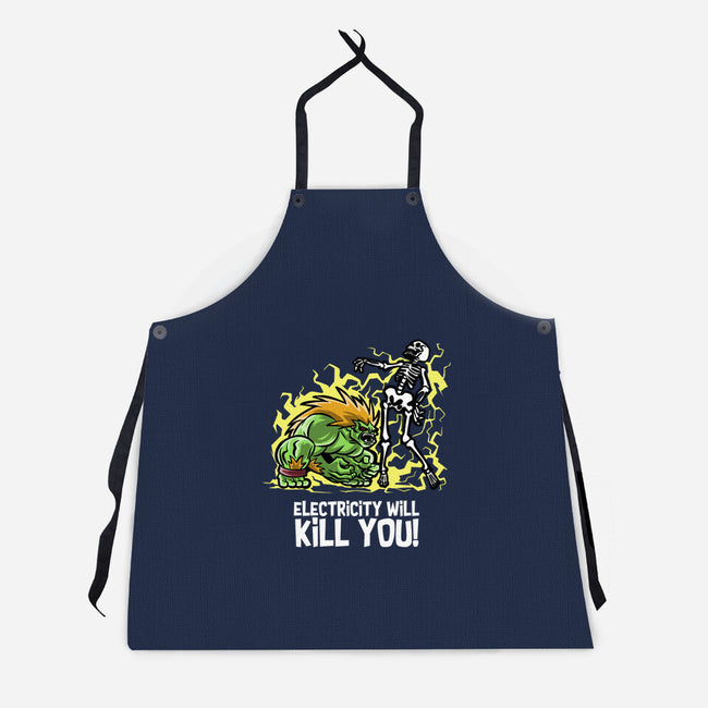 Electricity Will Kill You-Unisex-Kitchen-Apron-zascanauta