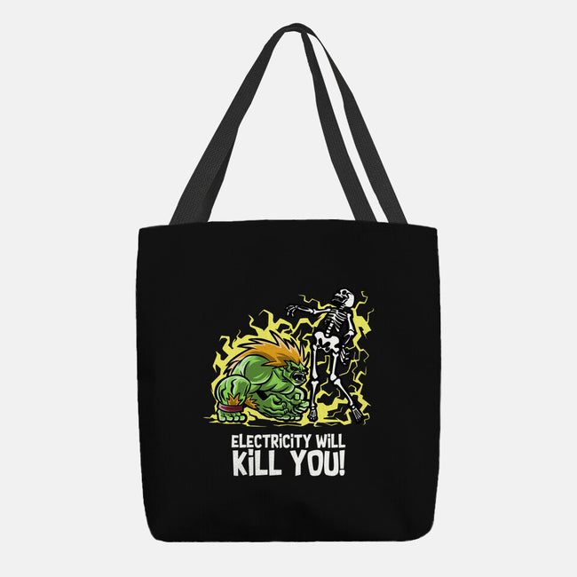 Electricity Will Kill You-None-Basic Tote-Bag-zascanauta