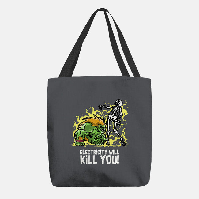 Electricity Will Kill You-None-Basic Tote-Bag-zascanauta