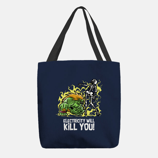 Electricity Will Kill You-None-Basic Tote-Bag-zascanauta