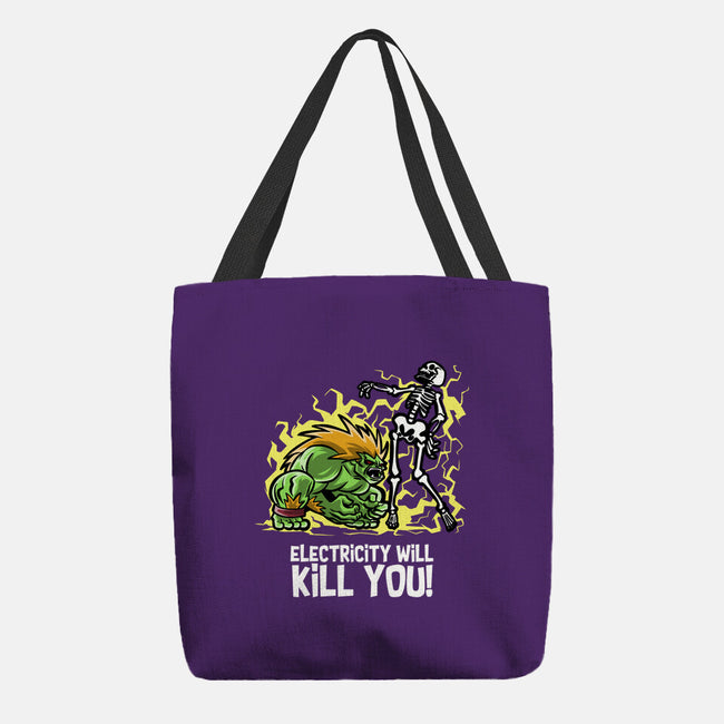 Electricity Will Kill You-None-Basic Tote-Bag-zascanauta