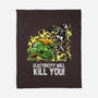 Electricity Will Kill You-None-Fleece-Blanket-zascanauta