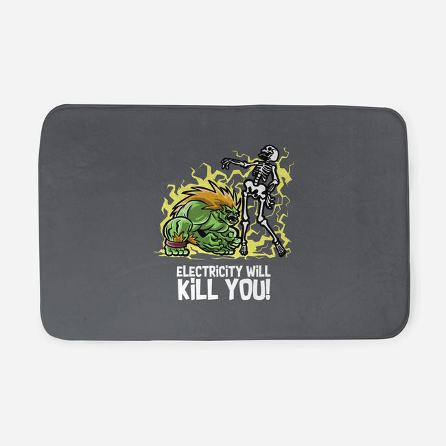 Electricity Will Kill You-None-Memory Foam-Bath Mat-zascanauta