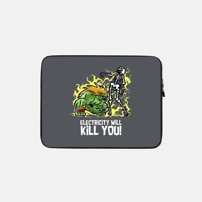 Electricity Will Kill You-None-Zippered-Laptop Sleeve-zascanauta