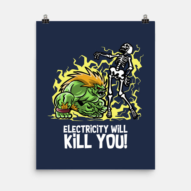 Electricity Will Kill You-None-Matte-Poster-zascanauta