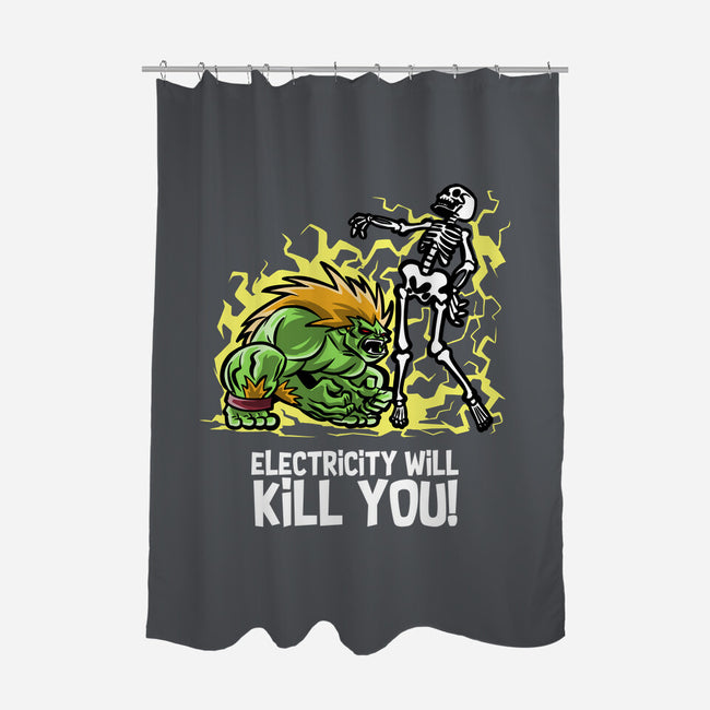 Electricity Will Kill You-None-Polyester-Shower Curtain-zascanauta