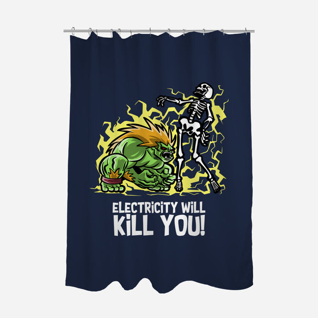 Electricity Will Kill You-None-Polyester-Shower Curtain-zascanauta