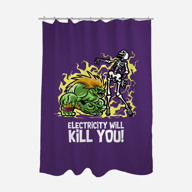 Electricity Will Kill You-None-Polyester-Shower Curtain-zascanauta