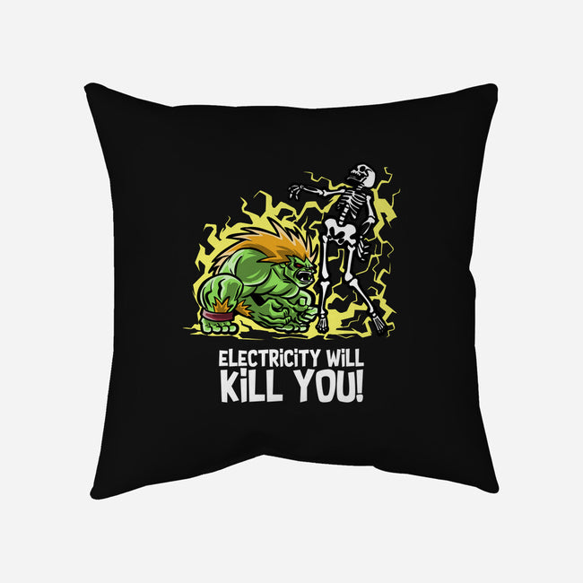 Electricity Will Kill You-None-Removable Cover w Insert-Throw Pillow-zascanauta