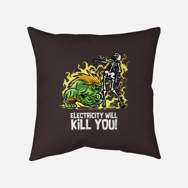 Electricity Will Kill You-None-Removable Cover w Insert-Throw Pillow-zascanauta