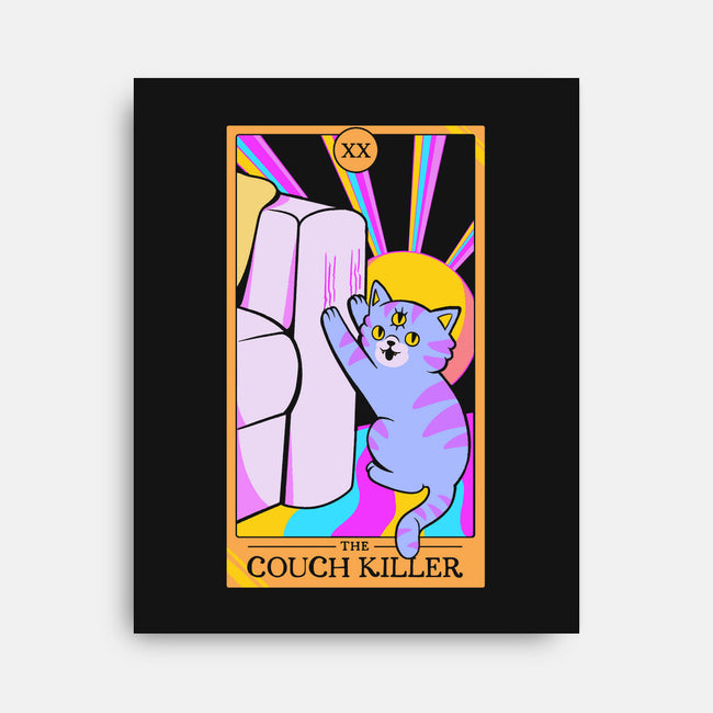 Cat The Couch Killer-None-Stretched-Canvas-tobefonseca