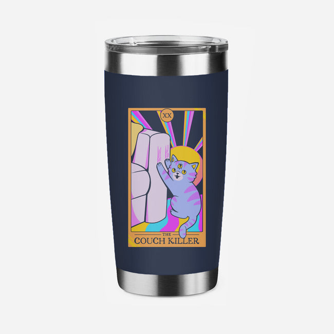 Cat The Couch Killer-None-Stainless Steel Tumbler-Drinkware-tobefonseca