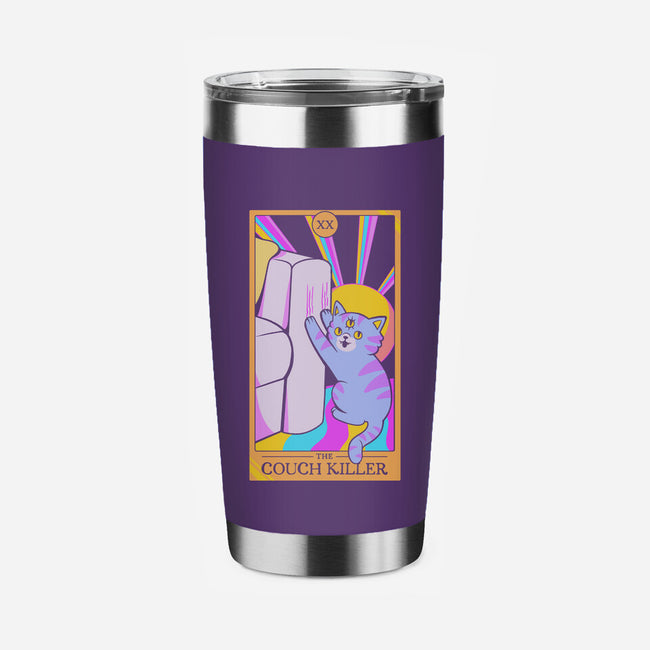 Cat The Couch Killer-None-Stainless Steel Tumbler-Drinkware-tobefonseca