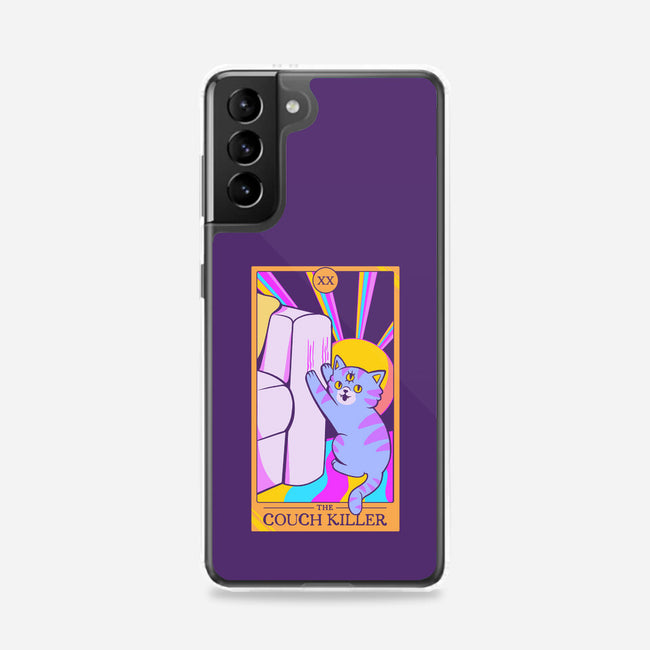 Cat The Couch Killer-Samsung-Snap-Phone Case-tobefonseca