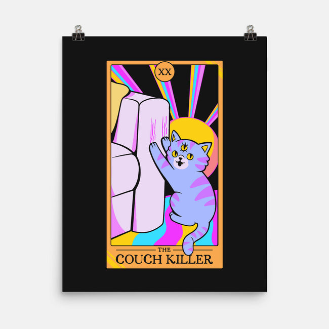 Cat The Couch Killer-None-Matte-Poster-tobefonseca