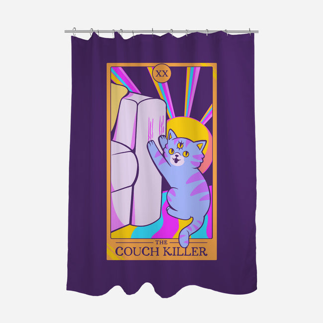 Cat The Couch Killer-None-Polyester-Shower Curtain-tobefonseca