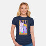 Cat The Couch Killer-Womens-Fitted-Tee-tobefonseca