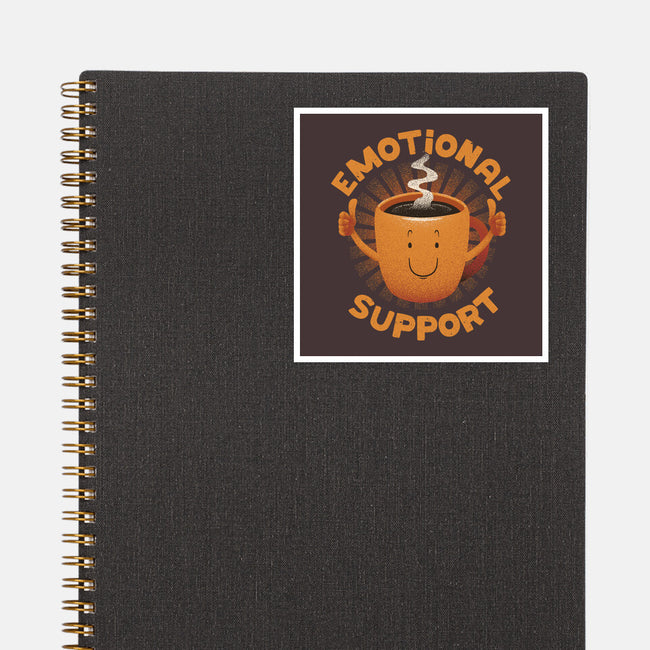 Emotional Support Coffee-None-Glossy-Sticker-tobefonseca